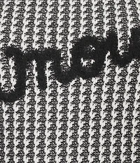 KARL LAGERFELD PARIS Textured Knit Amour Crew Neck Long Sleeve Sweater