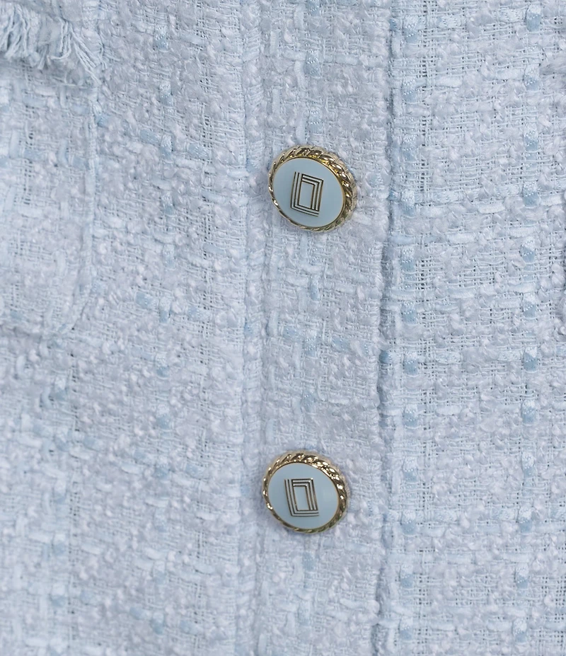 KARL LAGERFELD PARIS Tweed Mini Pencil Coordinating Mini Skirt