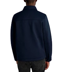 KARL LAGERFELD PARIS Twill Collared Shirt Jacket