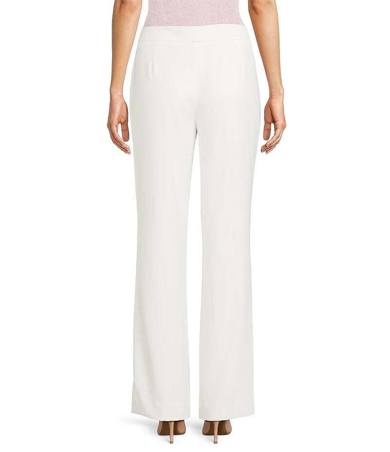 KARL LAGERFELD PARIS Twill Floral Straight Leg Pants