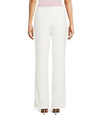 KARL LAGERFELD PARIS Twill Floral Straight Leg Pants