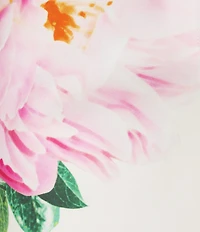 KARL LAGERFELD PARIS Twill Floral Straight Leg Pants