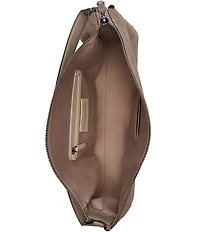 KARL LAGERFELD PARIS Valerie Suede Hobo Shoulder Bag