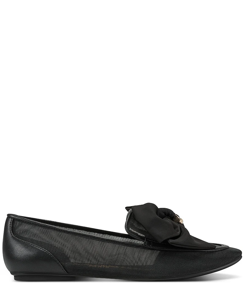 KARL LAGERFELD PARIS Vasilisa Bow Slip On Flats