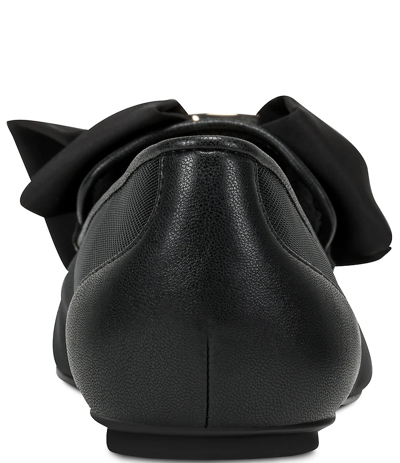 KARL LAGERFELD PARIS Vasilisa Bow Slip On Flats