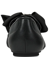 KARL LAGERFELD PARIS Vasilisa Bow Slip On Flats