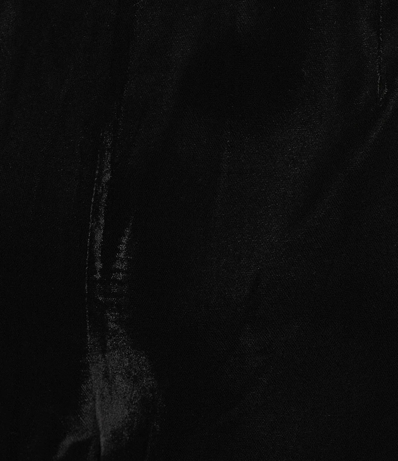 KARL LAGERFELD PARIS Velvet Wide Leg Pants