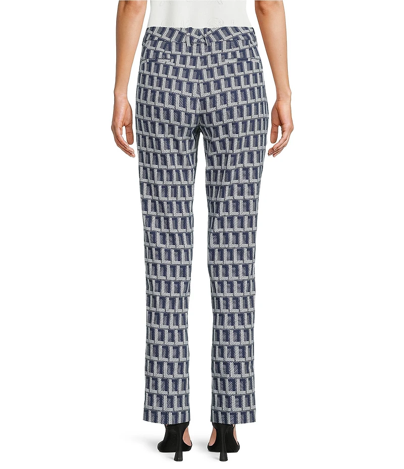 KARL LAGERFELD PARIS Woven Logo Print Ankle Length Coordinating Pants