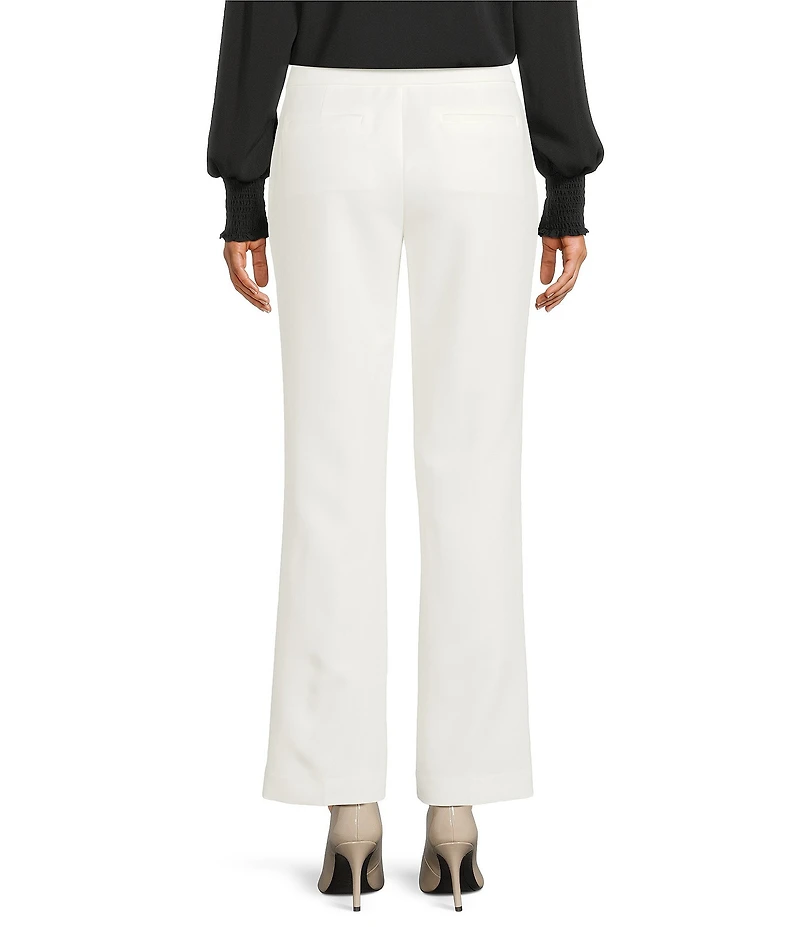 KARL LAGERFELD PARIS Woven Flat Front Ankle Length Pants