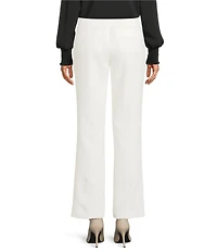 KARL LAGERFELD PARIS Woven Flat Front Ankle Length Pants