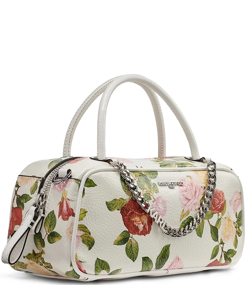 KARL LAGERFELD PARIS Zaylia Floral Mini Handle Crossbody Bag