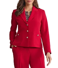 Kasper 3 Button Front Patch Pocket Blazer