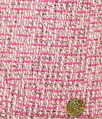 Kasper Collarless Long Sleeve Tweed Jacket
