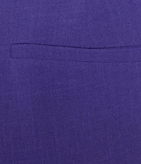Kasper Crepe Fly Front Slim Leg Pants