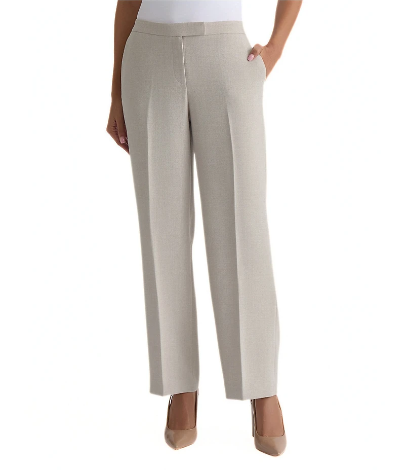 Kasper Flat Front Ankle Length Trouser Pants