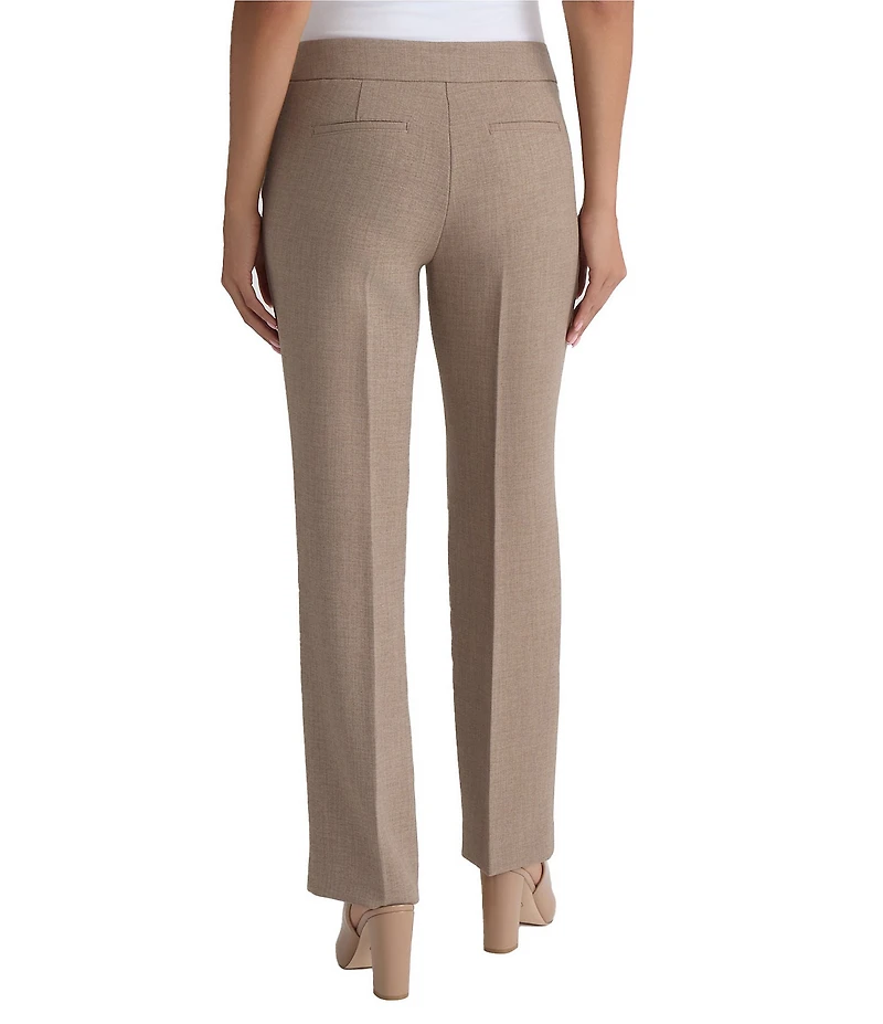 Kasper Flat Front Pebble Crepe Trouser Pants