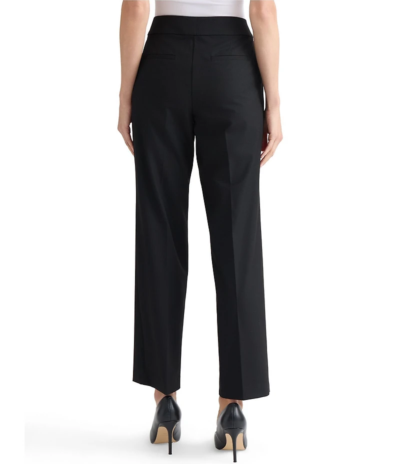 Kasper Flat Front Welt Pocket Trousers