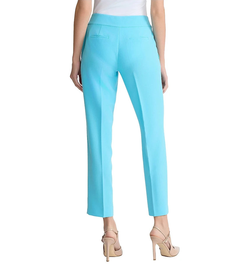 Kasper Fly Front Slim Full Length Pants