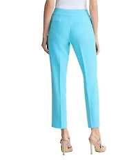 Kasper Fly Front Slim Full Length Pants