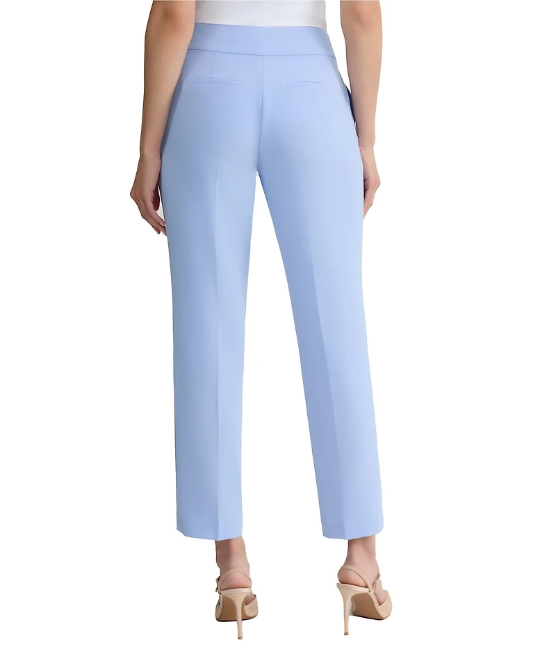 Kasper Fly Front Slim Full Length Pants