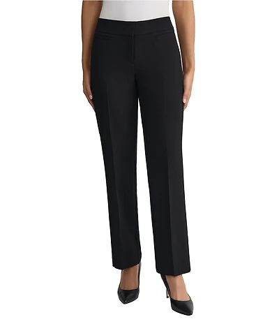 Kasper Fly Front Welt Pocket Full Length Straight Leg Trouser Pants
