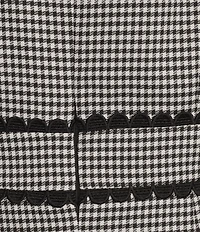 Kasper Gingham Round Neck Sleeveless Sheath Dress