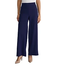Kasper High Rise Full Length Wide Leg Pants