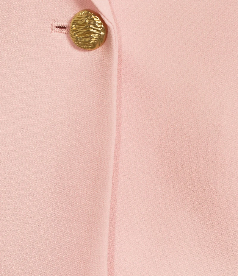 Kasper Notch Collar Crepe Blazer