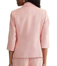Kasper One Button Notch Collar Jacket