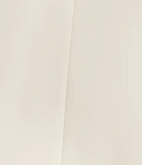Kasper Open Front Collarless Long Sleeve Framed Jacket