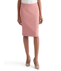 Kasper Pencil Knee Length Skirt