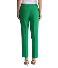 Kasper Petite Crepe Side Seam Pockets Slim Pants