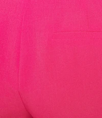 Kasper Petite Crepe Side Seam Pockets Slim Pants