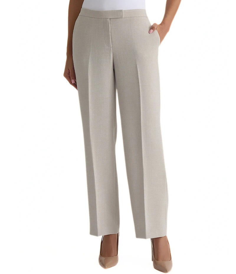Kasper Petite Flat Front Trouser Pants