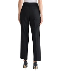 Kasper Petite Size Flat Front Welt Pocket Trousers