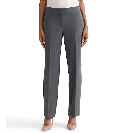 Kasper Petite Size Washable Flat Front Welt Pocket Trousers