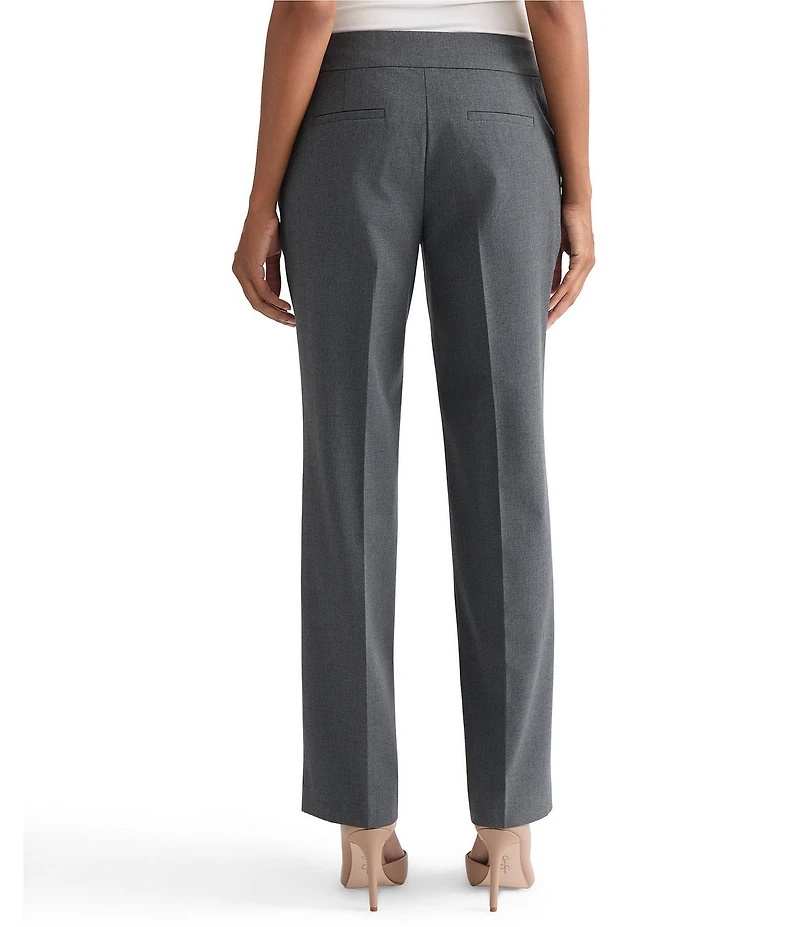 Kasper Petite Size Washable Flat Front Welt Pocket Trousers