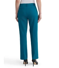 Kasper Petite Pull On Compression Faux Fly Trousers