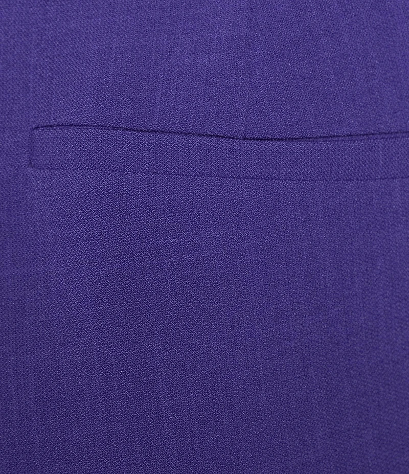 Kasper Petite Size Crepe Fly Front Slim Leg Pants