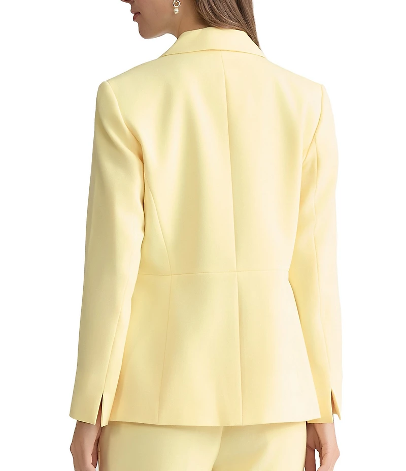 Kasper Petite Size Crepe One Button Blazer