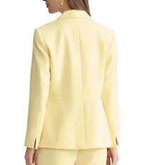 Kasper Petite Size Crepe One Button Blazer