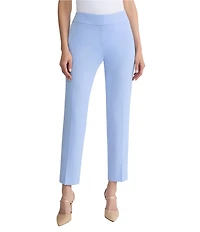 Kasper Petite Size Crepe Slim Straight Leg Full Length Pants