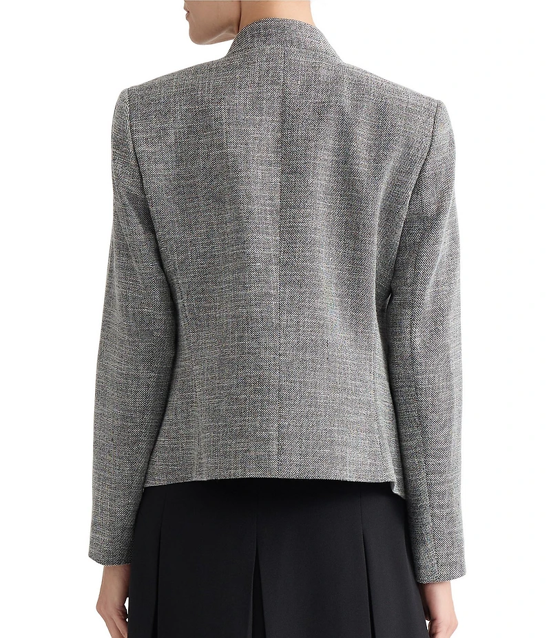 Kasper Petite Size Cut Out Collar Jacket