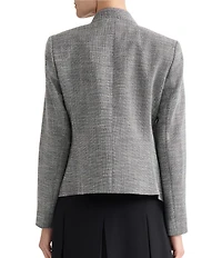 Kasper Petite Size Cut Out Collar Jacket