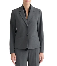 Kasper Petite Size Washable Two Button Jacket