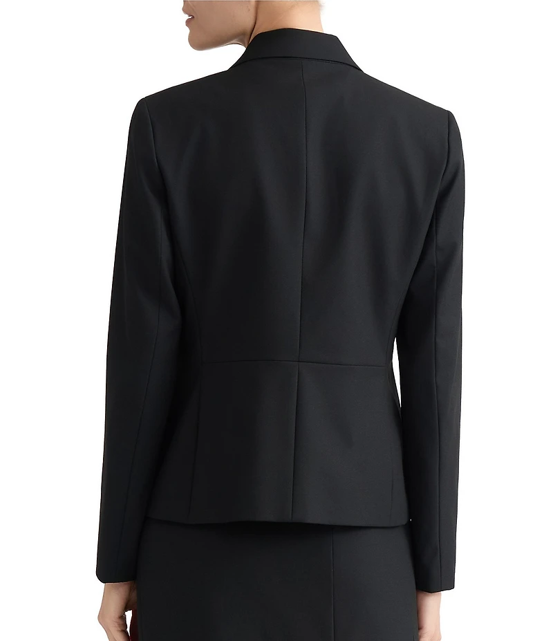 Kasper Petite Size Washable Two Button Jacket