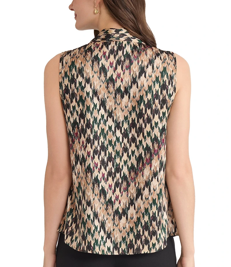 Kasper Petite Vneck Sleeveless Blouse