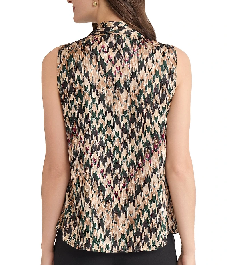 Kasper Petite Vneck Sleeveless Blouse