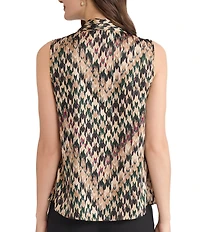 Kasper Petite Vneck Sleeveless Blouse