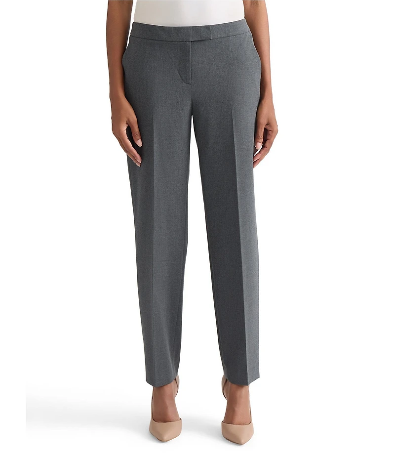 Kasper Petite Washable Flat Front Pants